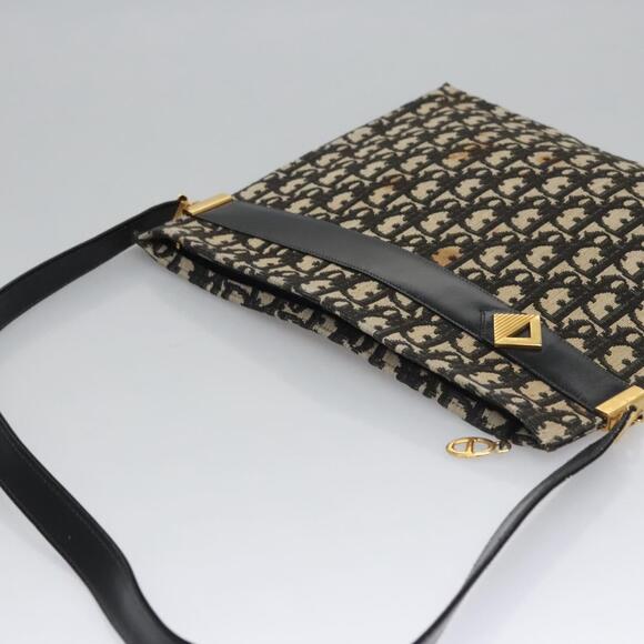 DIOR Trotter Canvas Shoulder Bag Navy - Picture 6 of 12